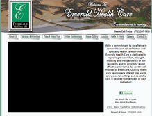 Tablet Screenshot of emeraldhc.com